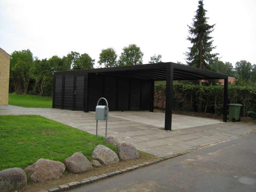 Carport med Skur