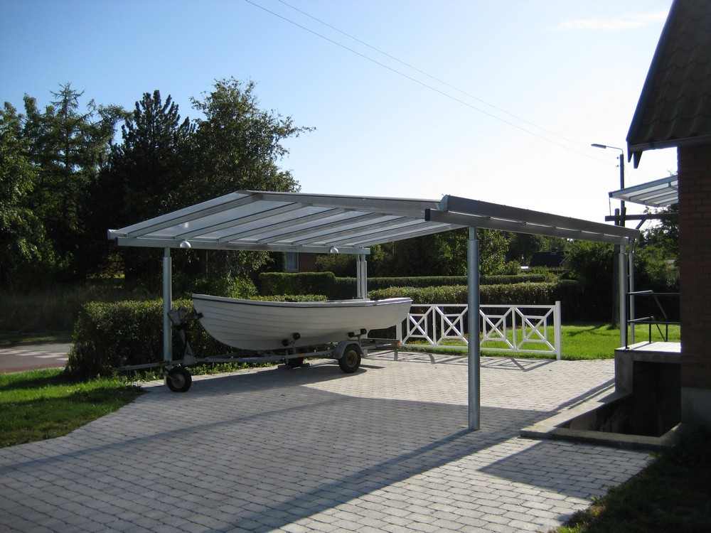 Sadeltag Carport