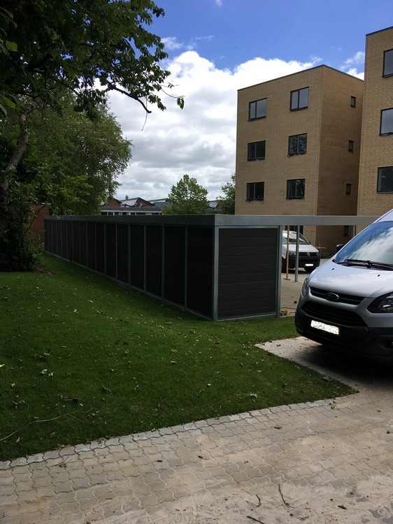 Sammenbyggede Carport