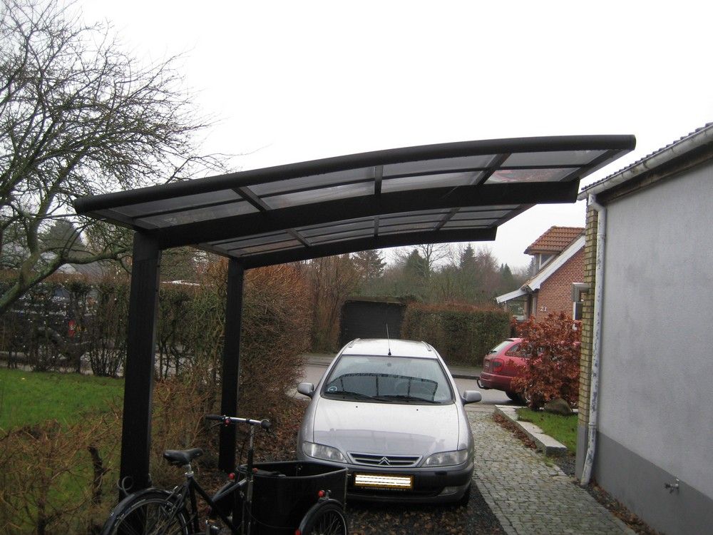 Aluminium Single Carport Dansk Carport System A S